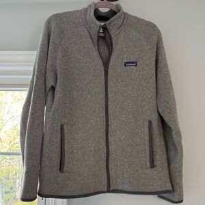 Patagonia Gray Men’s Better Sweater Jacket, Size M, Zip Pockets